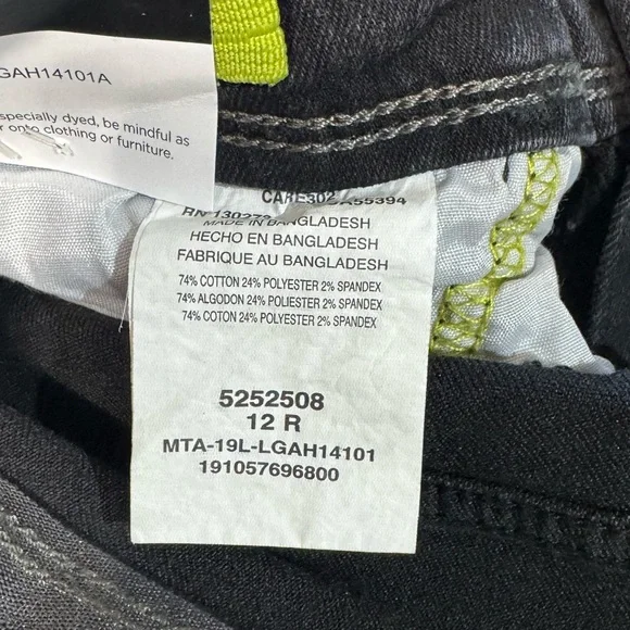 NWT Extreme Comfort/Stretch Lee Jeans Youth Size 12 Regular - Picture 5 of 9